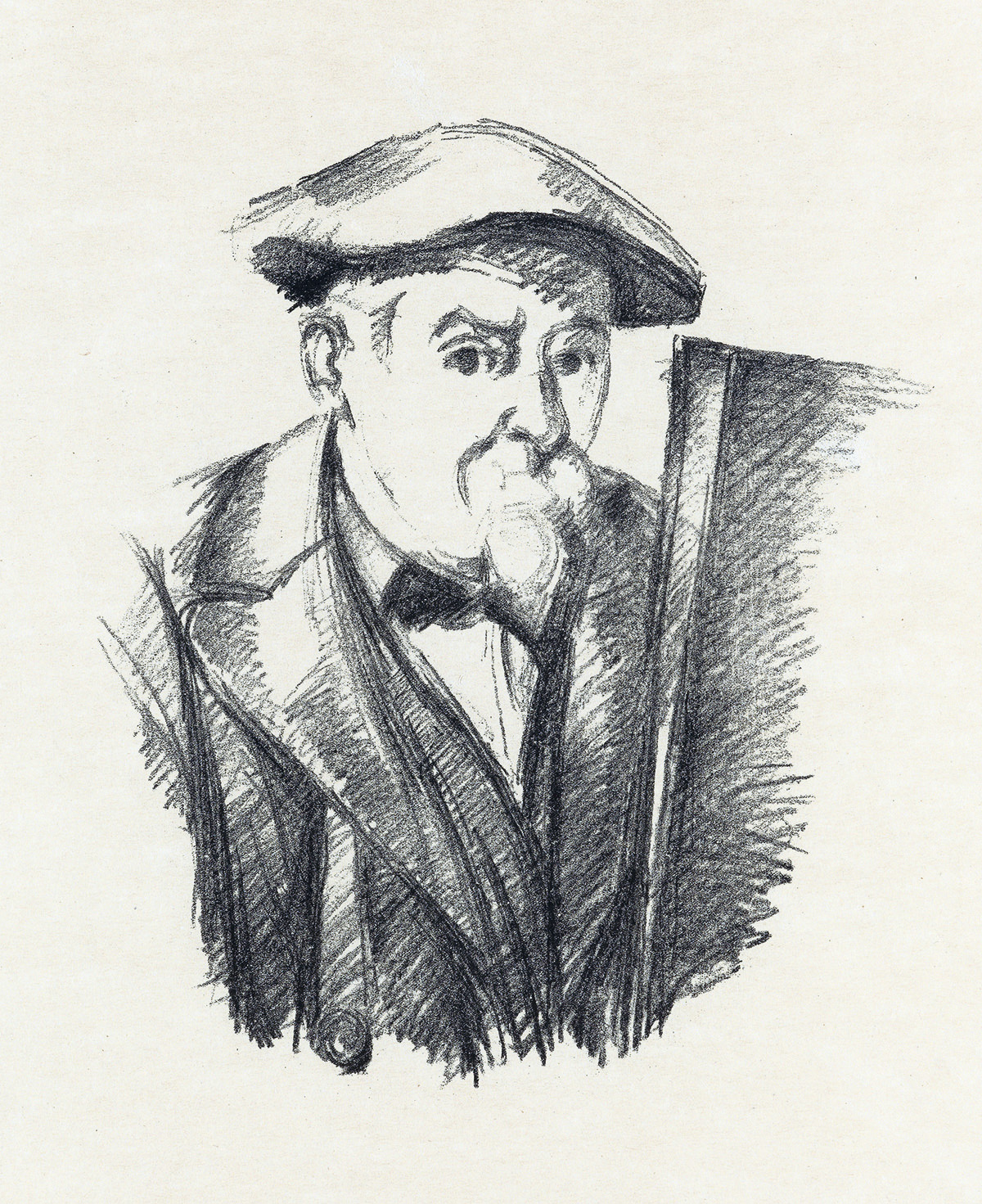 PAUL CÉZANNE Portrait de Cézanne par lui-même.